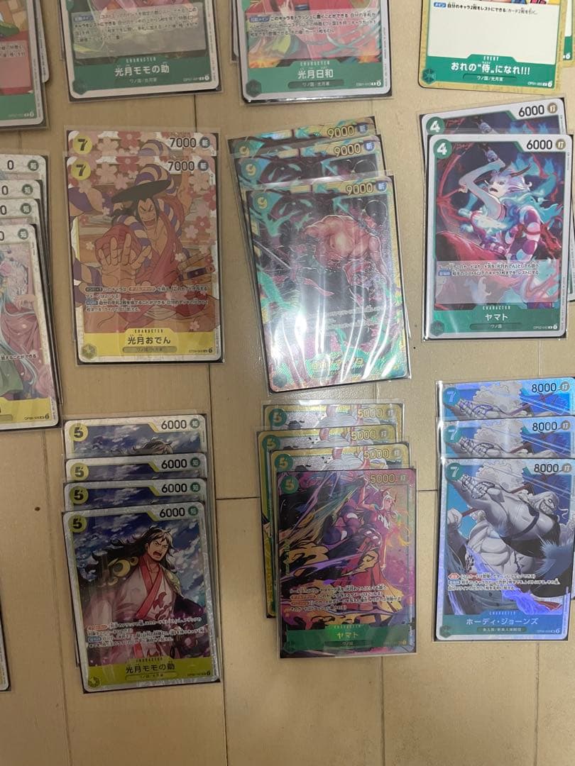 ワンピースカード。和の国デッキパーツ！！48枚まとめ売り！どんカード10枚