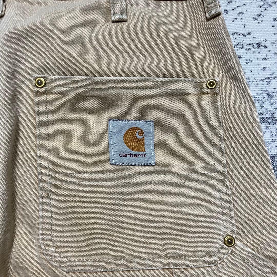 カーハート　ダブルニーペインターパンツ　30×34　USA アメリカ製　古着