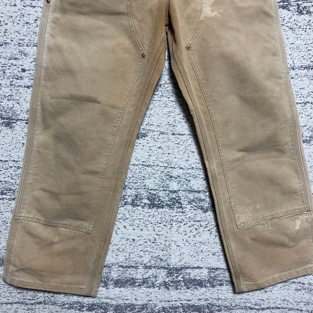 カーハート　ダブルニーペインターパンツ　30×34　USA アメリカ製　古着