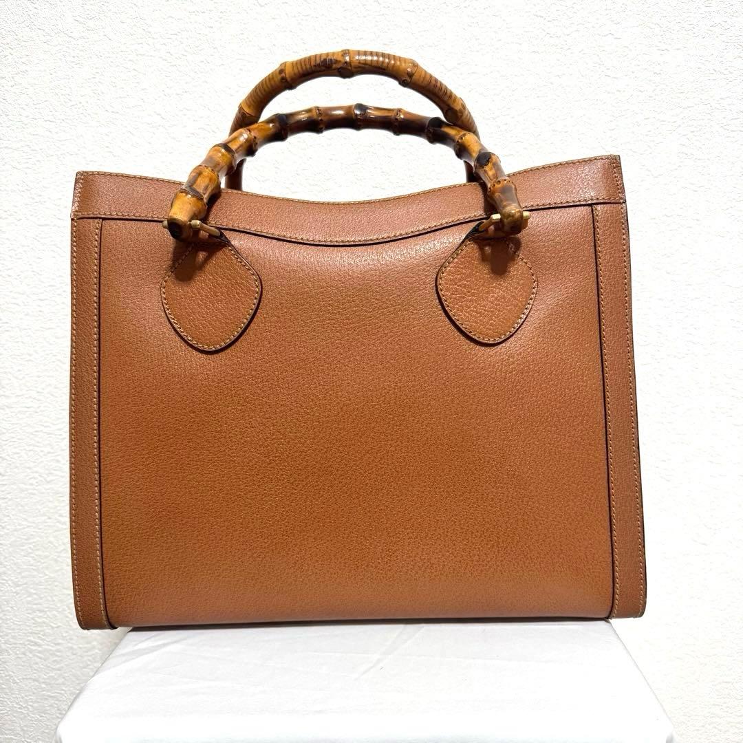 GUCCI レトロ ハンドバッグ バンブーハンドル 90s