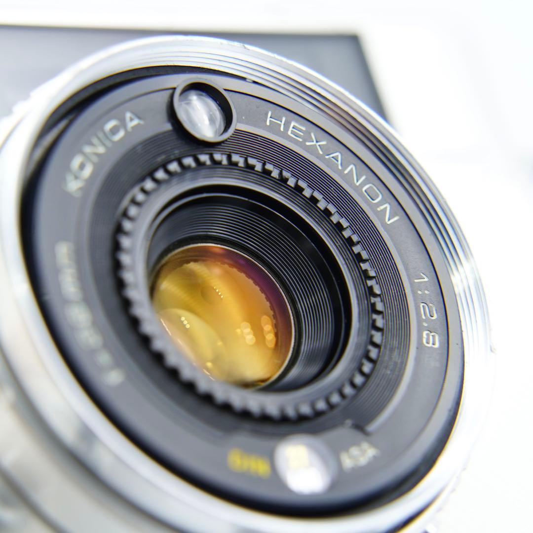 【清掃・動作確認済み＊革張り替え＊試写あり】人気！Konica C35