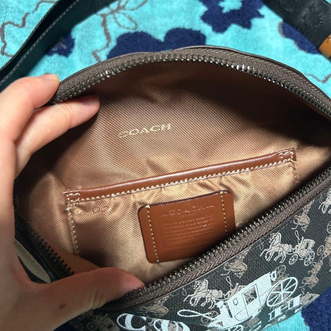 COACH ボディバッグ ウエストポーチ ブラウン