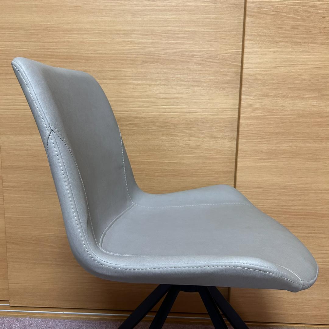 ②SongDream　VIOLA　ヴィオラ　PUレザー　回転式　ダイニングチェア