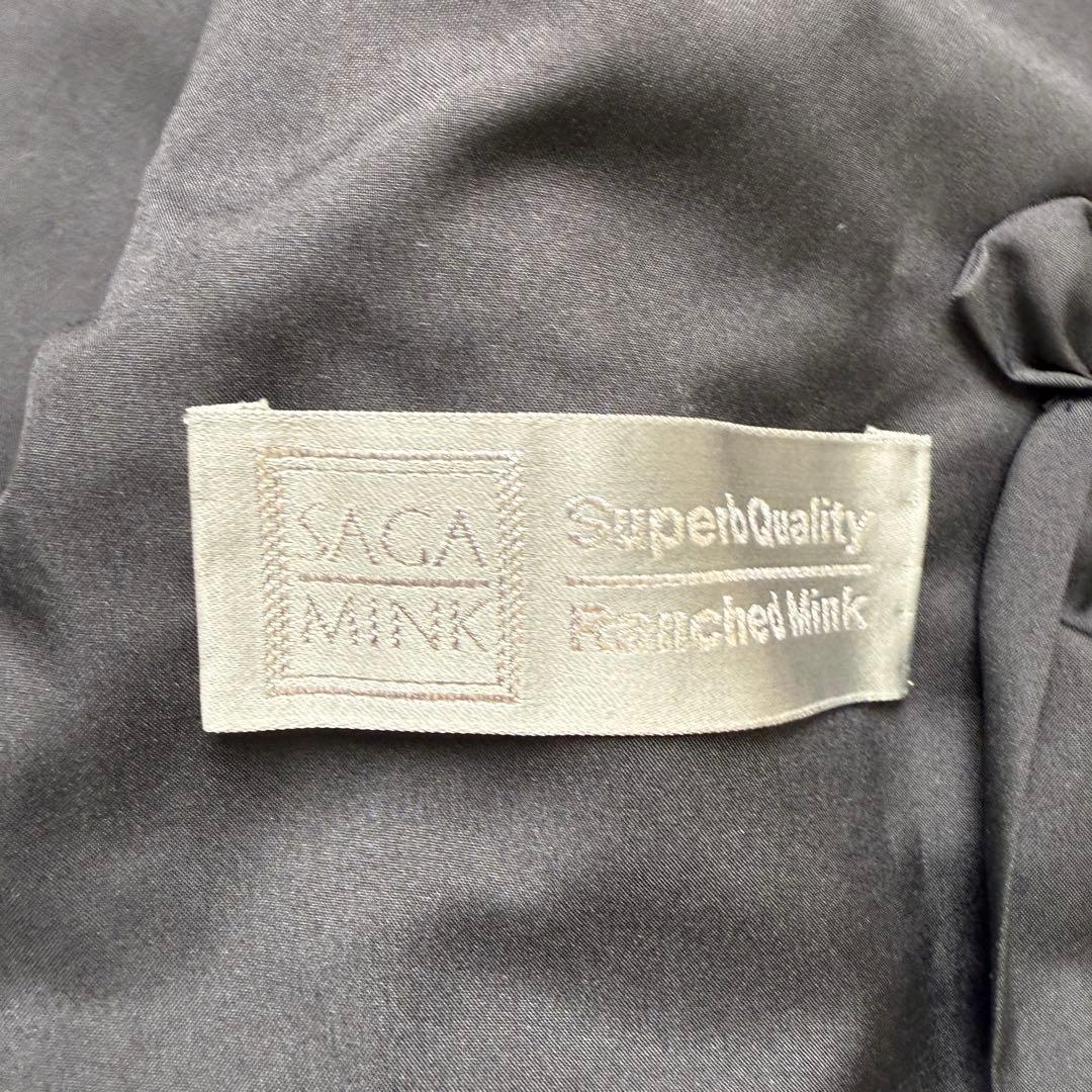 サガミンク 2302 毛皮 リアルファーコート デザイン シェアードミンク