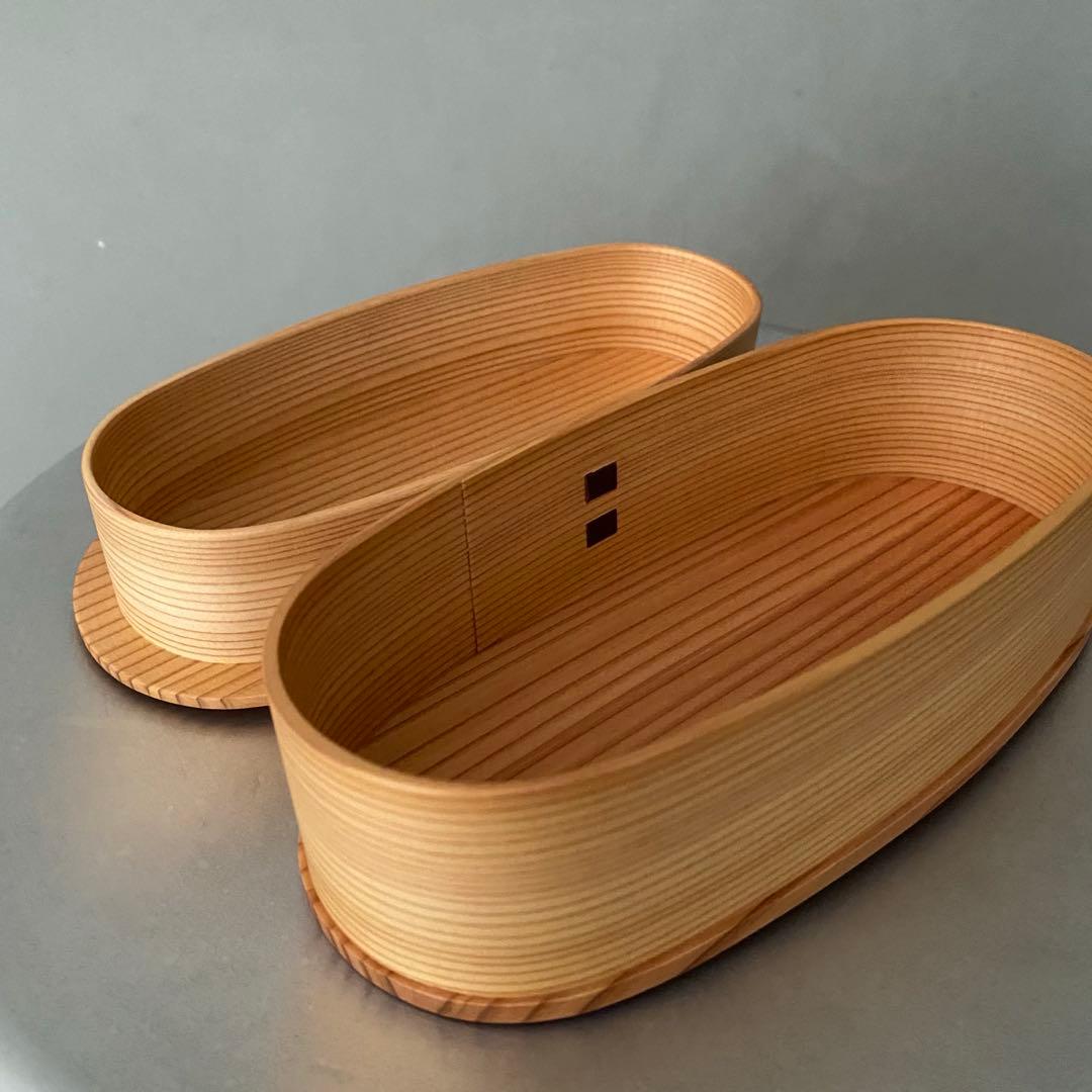 大館工芸社　曲げわっぱ　 やぐら2段 【新品未使用】