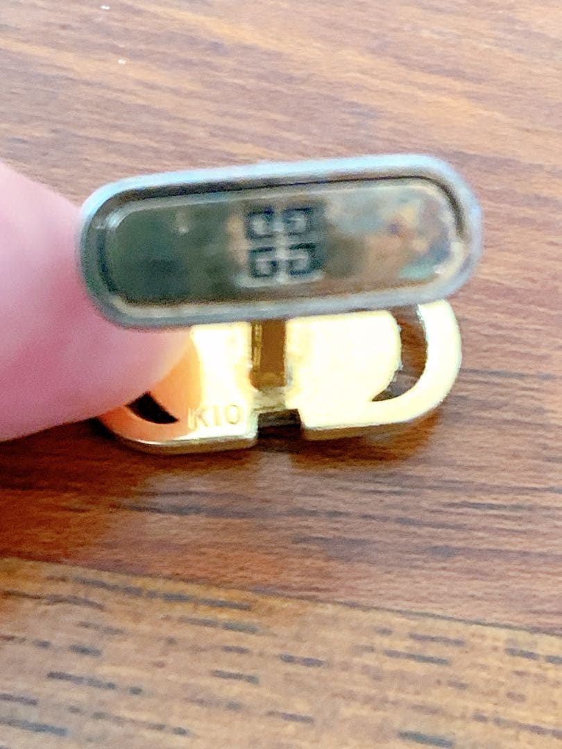 Givenchy 幾何学模様 カフス K10/silver 片方のみ