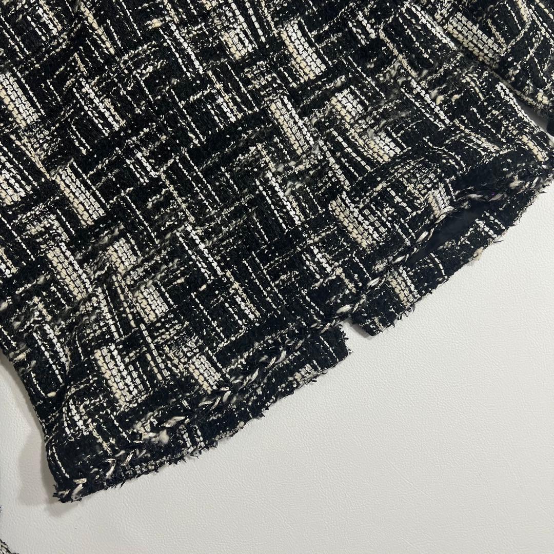 良品　Rene ルネ　ツイードジャケット　TISSUE社製生地　フォーマル　36