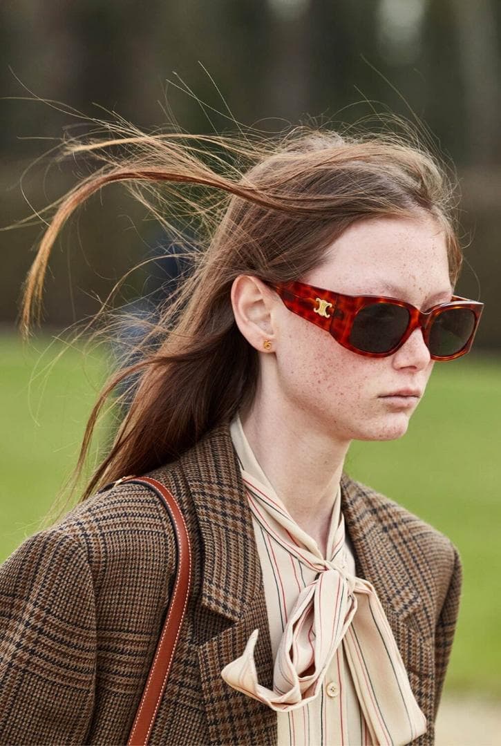 極美品 CELINE 21AW ジュード ジャケット / ウール チェック 40