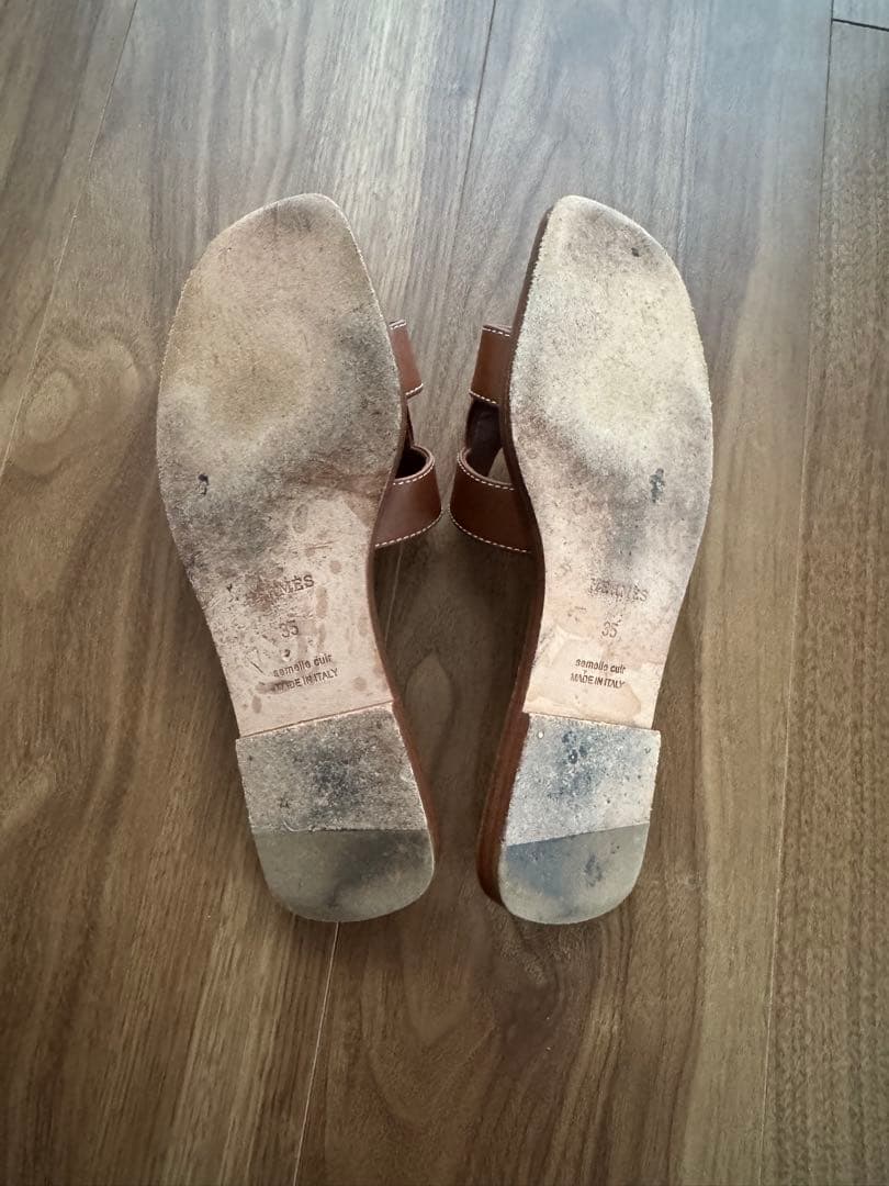 HERMES エルメス オラン ゴールド 35