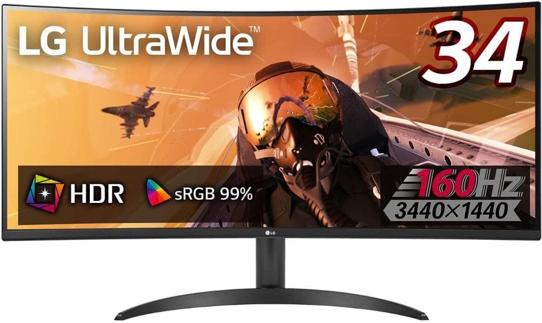 LG ゲーミング モニター UltraGear 34WP60C-B