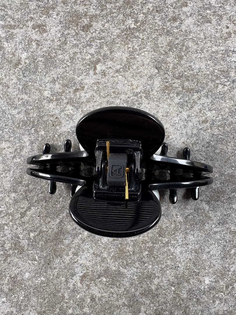 新品ALEXANDRE DE PARIS パール　ヘアクリップ　Mサイズ