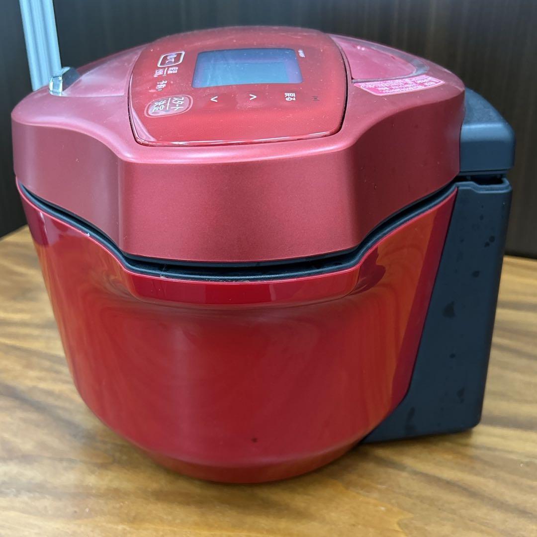 SHARP HEALSIO 電気圧力鍋 2.4L レッド