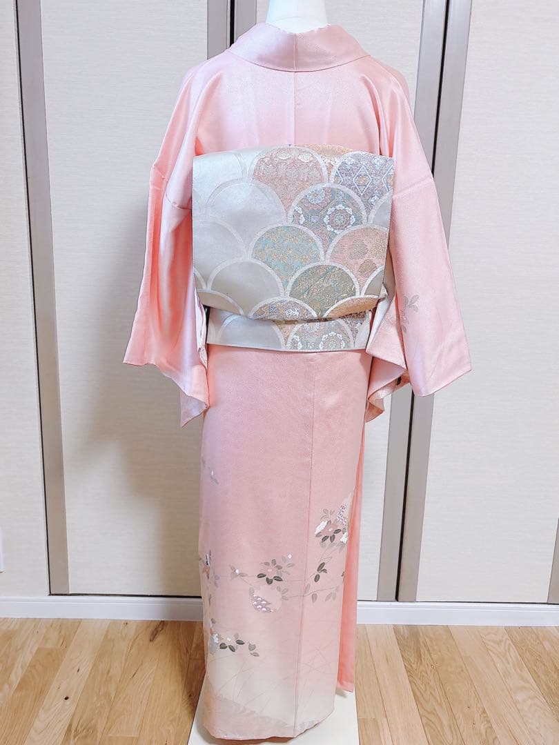 20日まで　訪問着　フルセット 裄67 卒業式　入学式　お宮参 S M袋帯