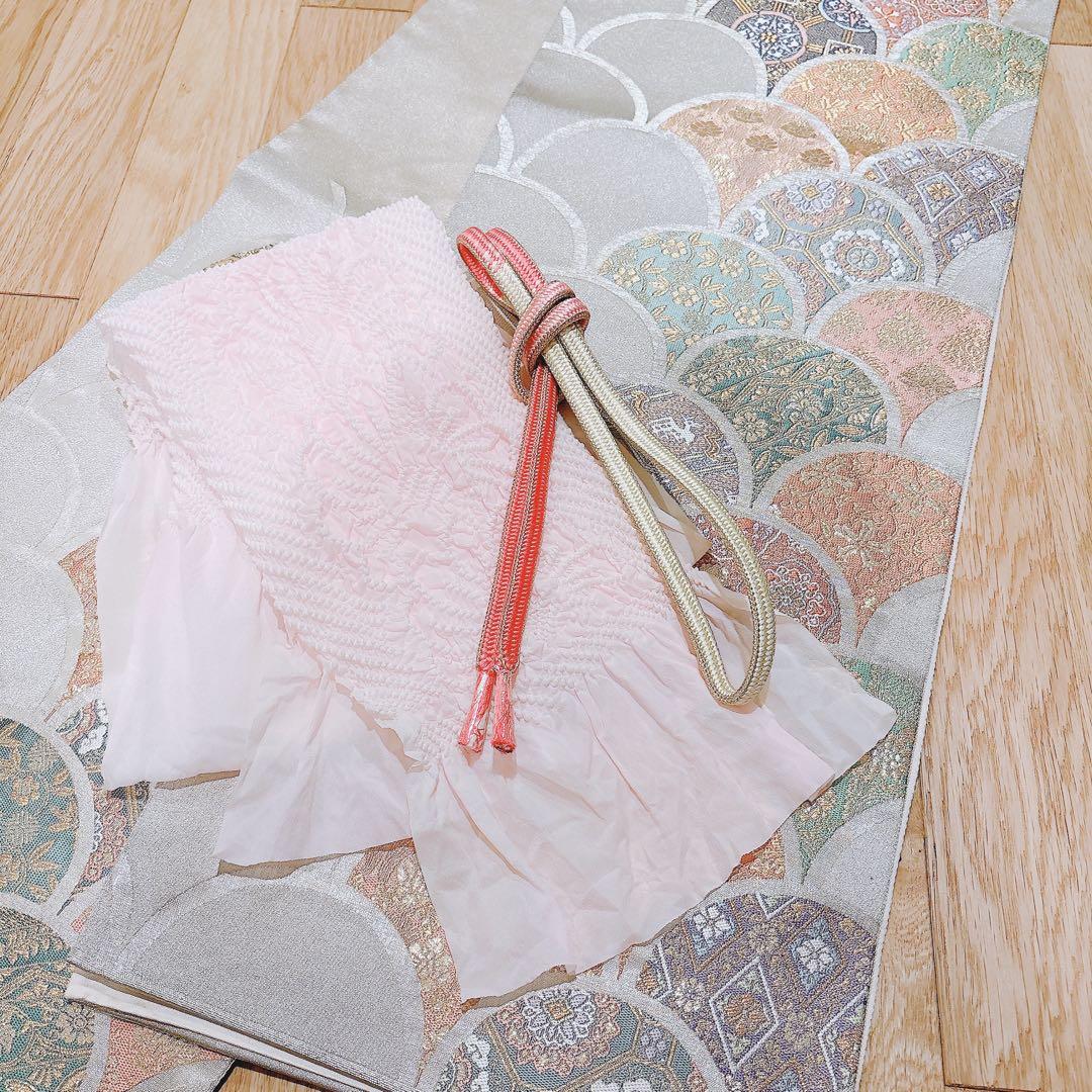 20日まで　訪問着　フルセット 裄67 卒業式　入学式　お宮参 S M袋帯