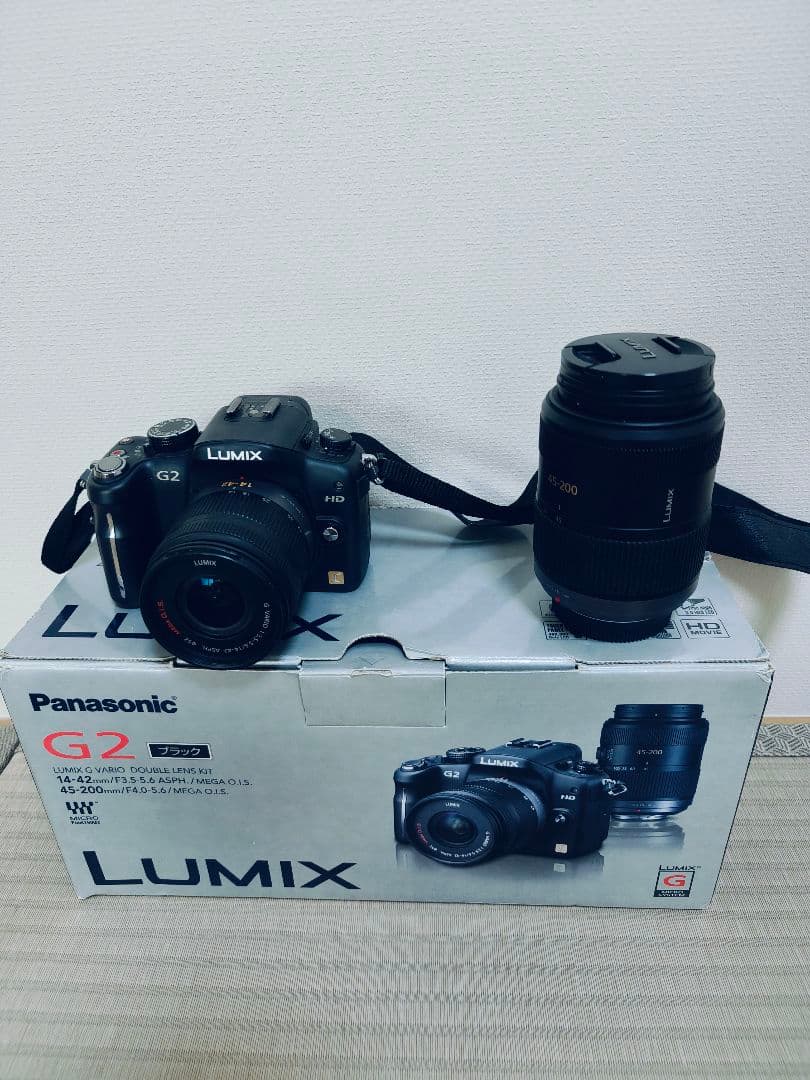 【美品】Panasonic LUMIX G2 DMC-G2 ダブルレンズキット