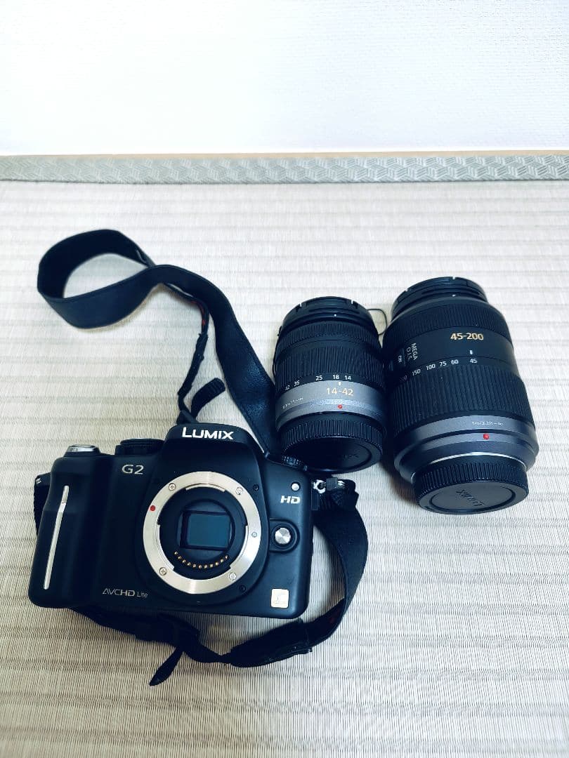 【美品】Panasonic LUMIX G2 DMC-G2 ダブルレンズキット