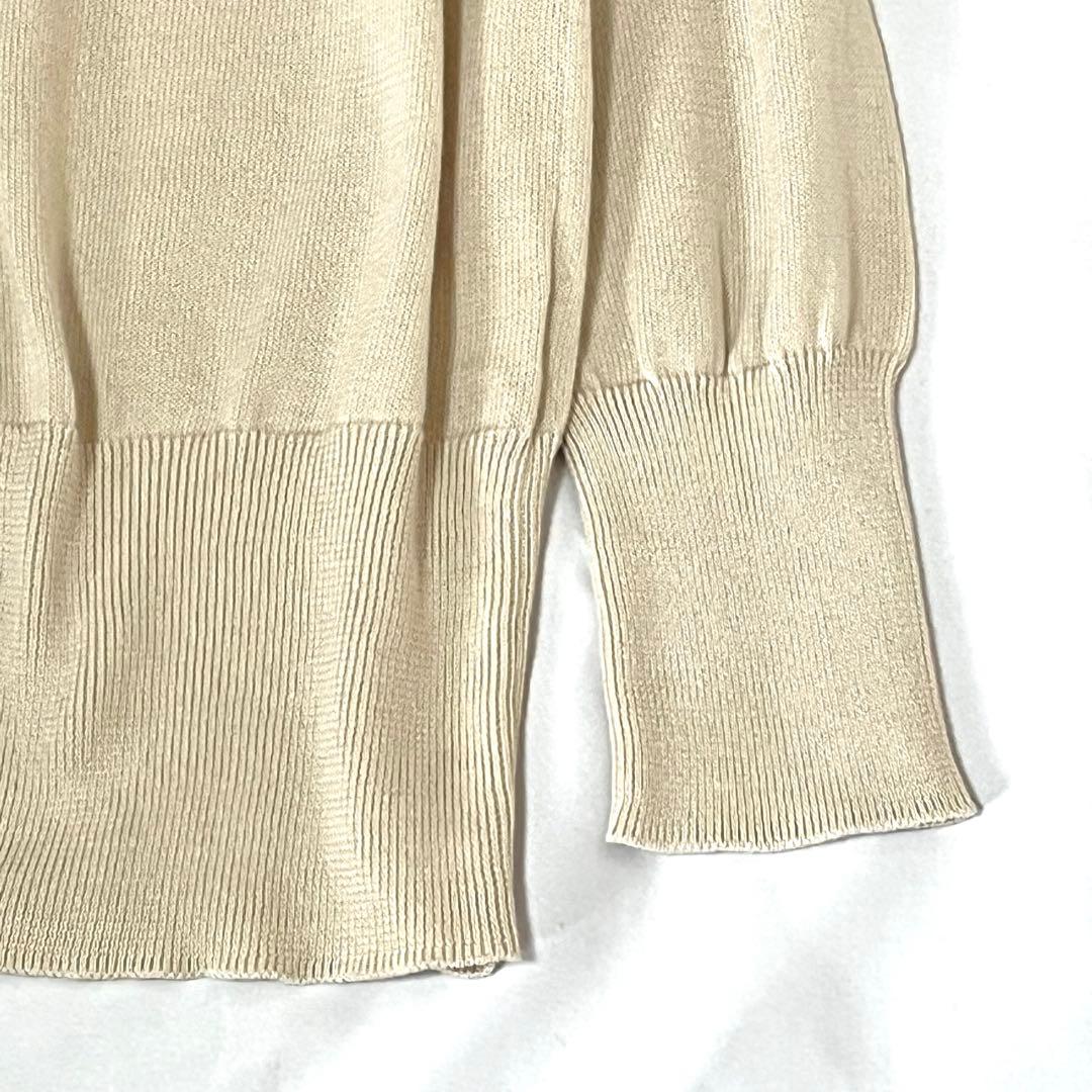 2022マーガレットハウエル コットン カーディガン オフホワイト系