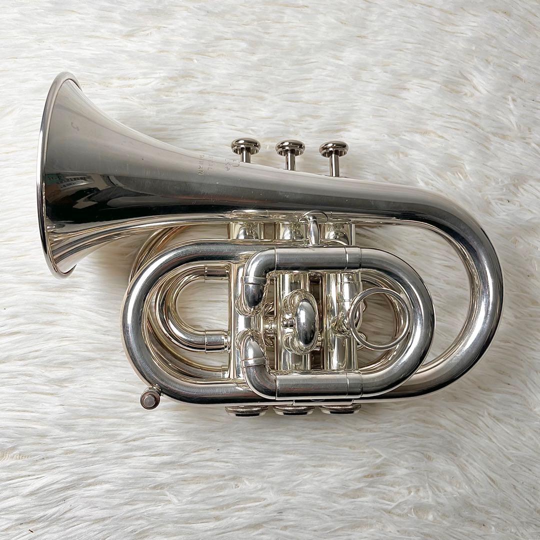 【美品】JUPITER JPT-416 ポケットトランペット ハードケース付
