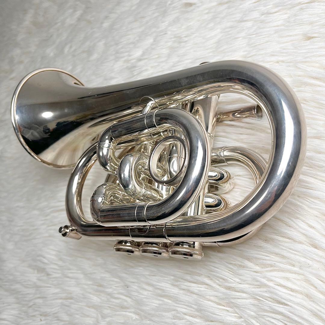 【美品】JUPITER JPT-416 ポケットトランペット ハードケース付