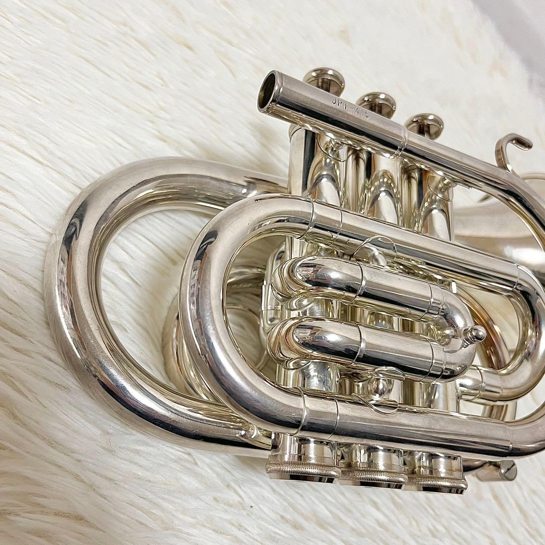 【美品】JUPITER JPT-416 ポケットトランペット ハードケース付