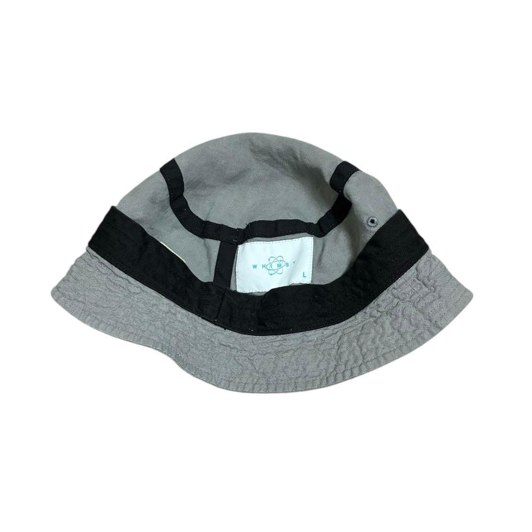 whimsy バケットハット グレー L