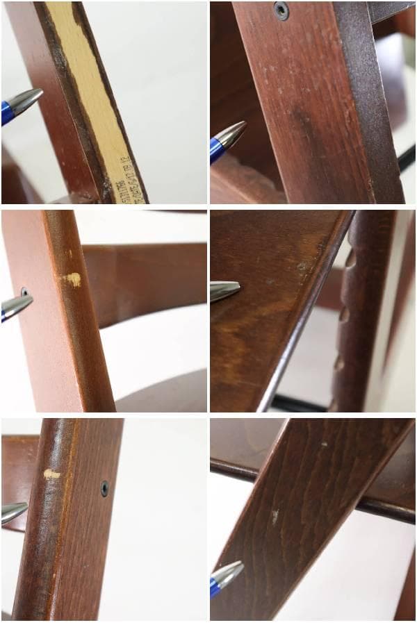 ストッケ トリップトラップ 子供用椅子 ナチュラル 新型 穴無し 北欧家具