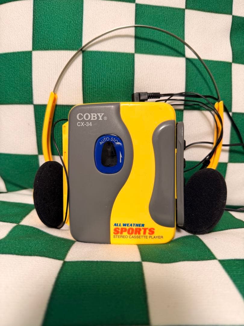 COBY カセットプレーヤー　ヴィンテージ　SONY SPORTS ウォークマン