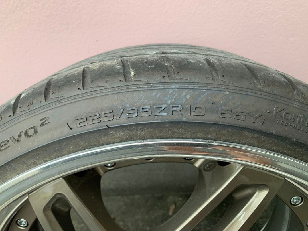 Hankook タイヤ付き 19インチ WORK ZEAST ホイール