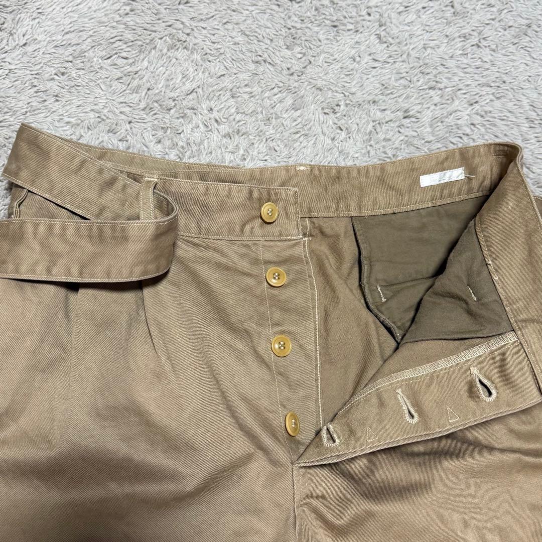 COMOLI グルカパンツ　ベルテッドチノショートパンツ　ショーツ　チノパン