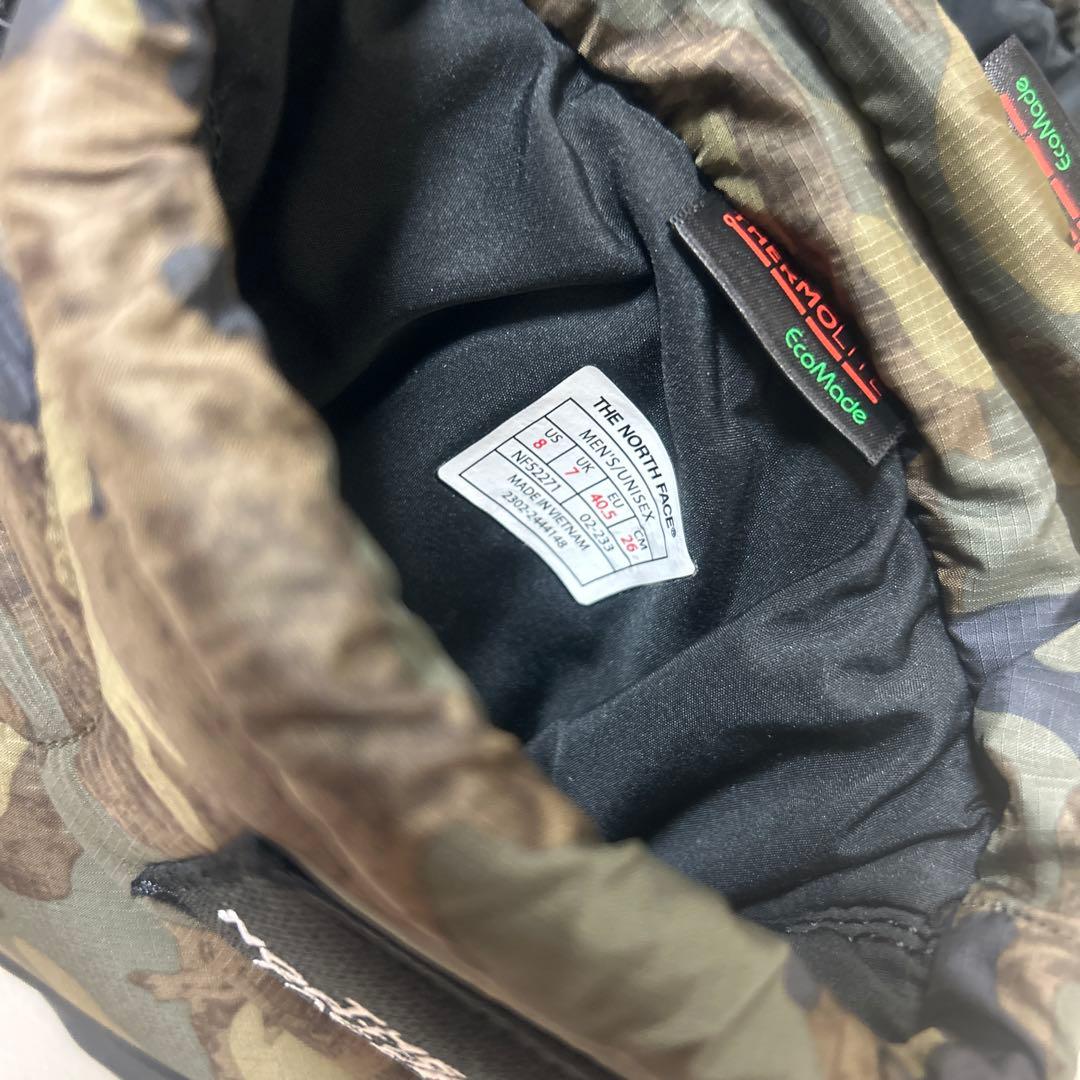THE NORTH FACE カモフラージュ スノーブーツ