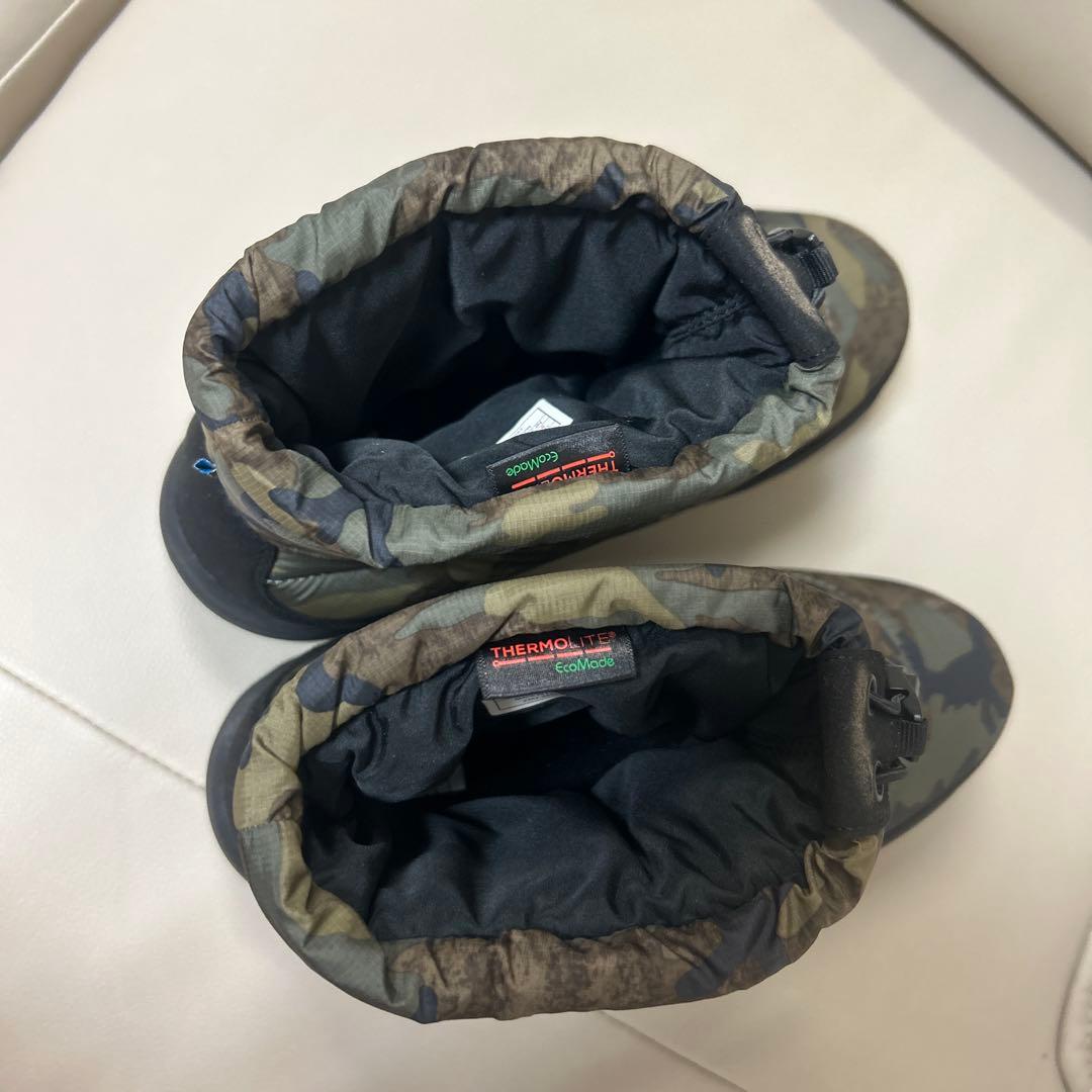 THE NORTH FACE カモフラージュ スノーブーツ