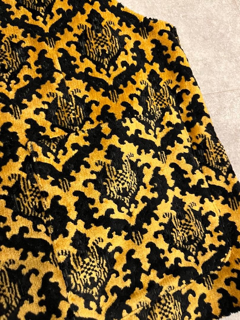 6 roku カットパイルジャガードベスト