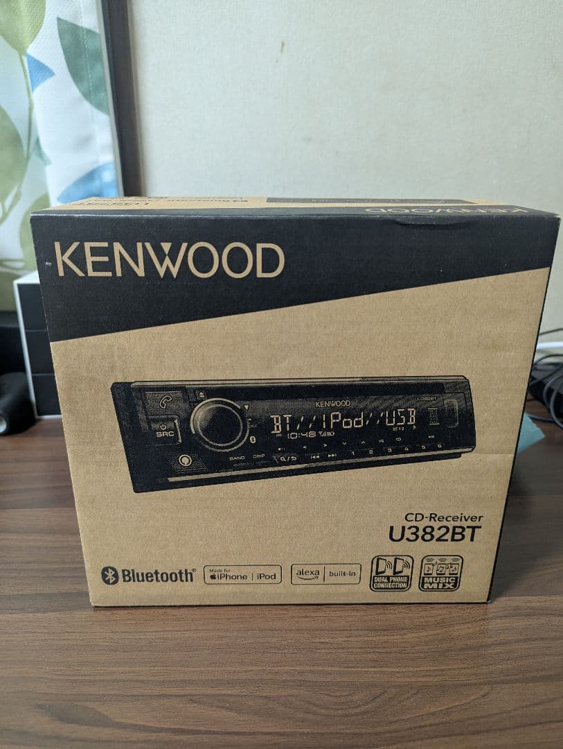 カーオーディオ KENWOOD CD-Receiver U382BT