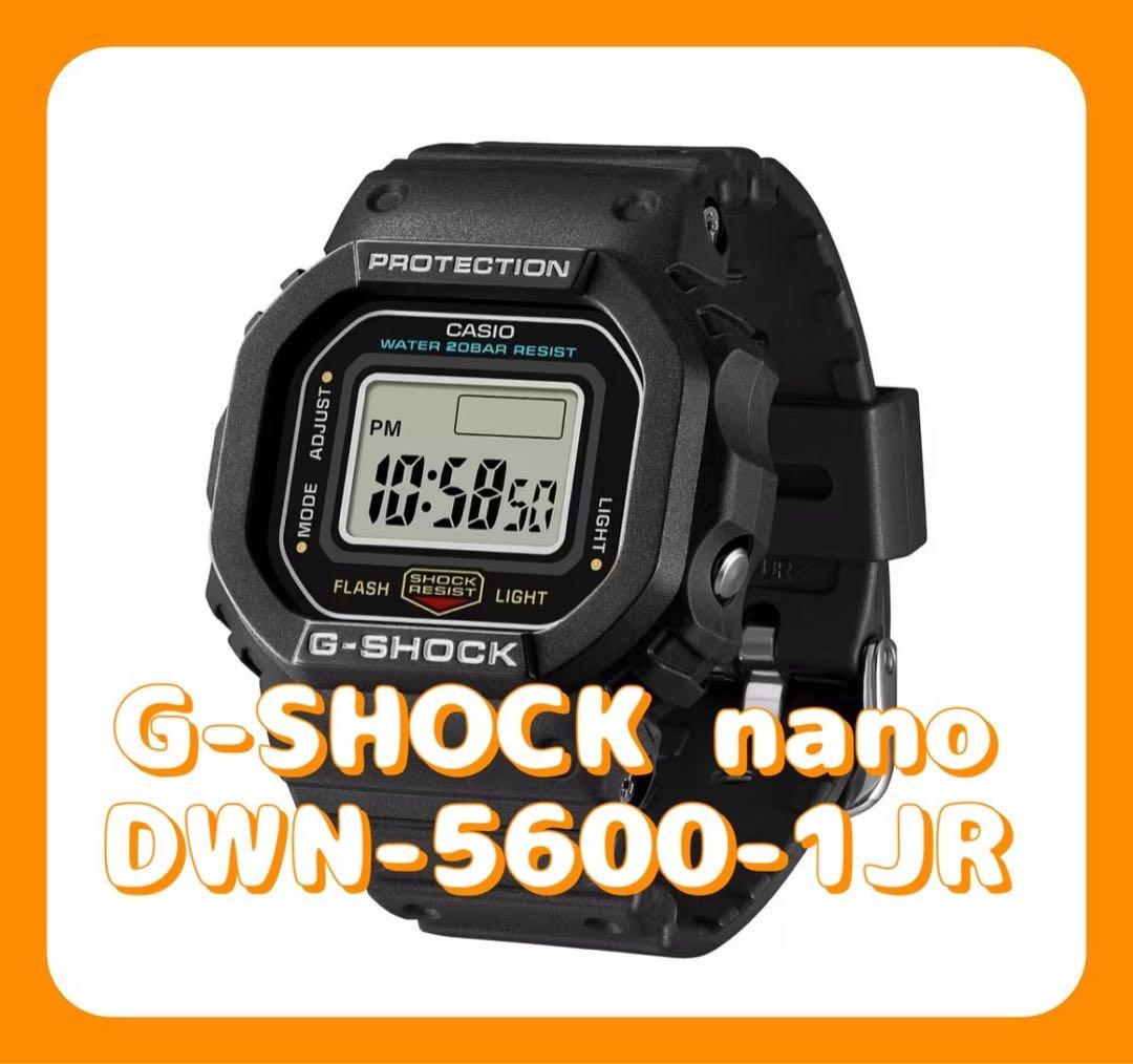 時計 CASIO G-SHOCK Nano DWN-5600-1JR BLACK