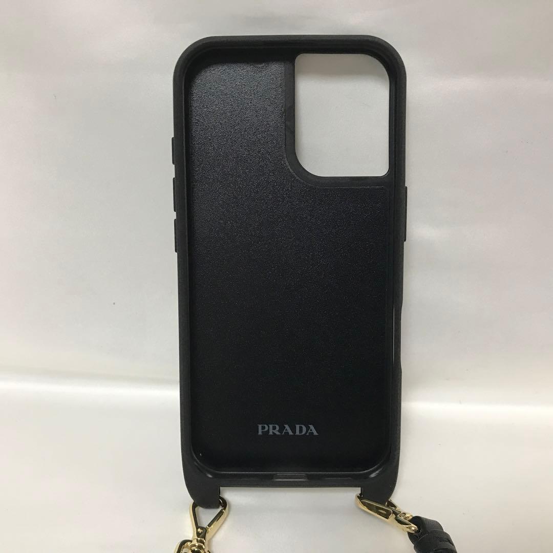 PRADA レザー iPhone16 ケース ショルダーストラップ
