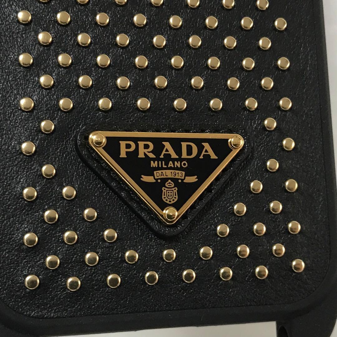 PRADA レザー iPhone16 ケース ショルダーストラップ
