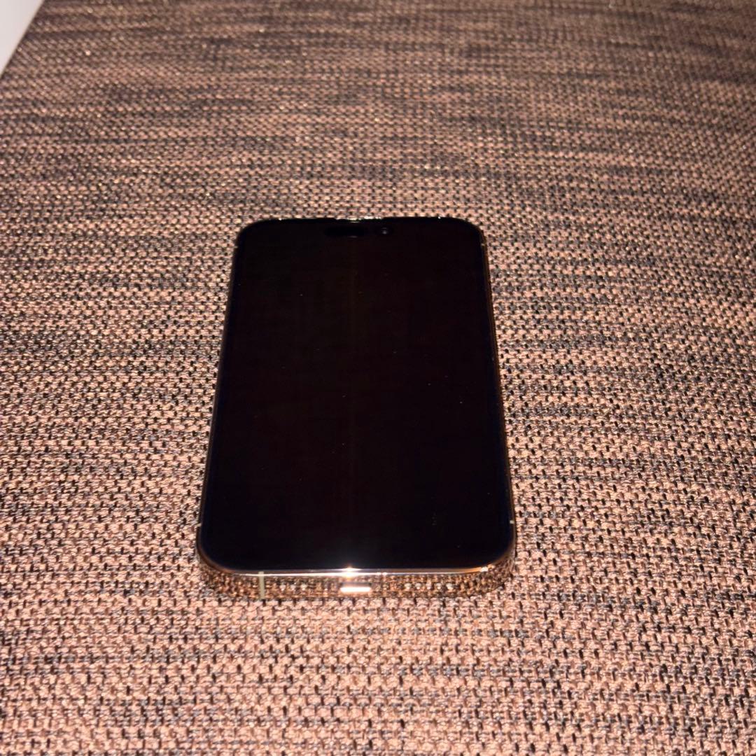 【バッテリー100%】 iPhone 14Pro 256GBゴールド外箱付属品付