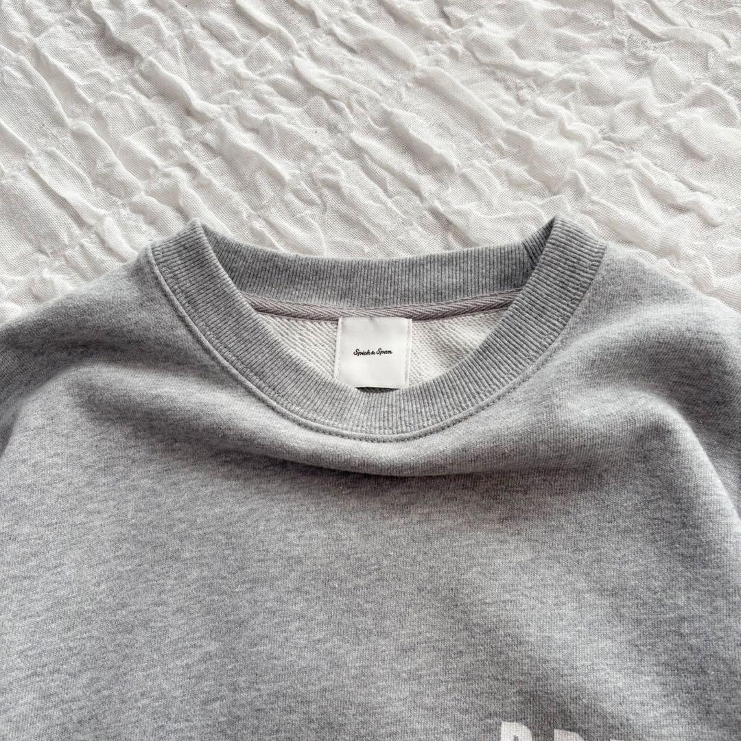 【美品】 スピックアンドスパン バックロゴスウェット 近年モデル スウェット