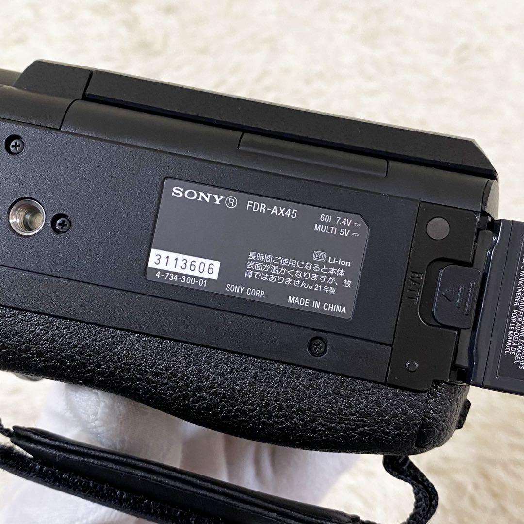 【未使用級】SONY ソニー ハンディカム 4K ビデオカメラ FDR-AX45