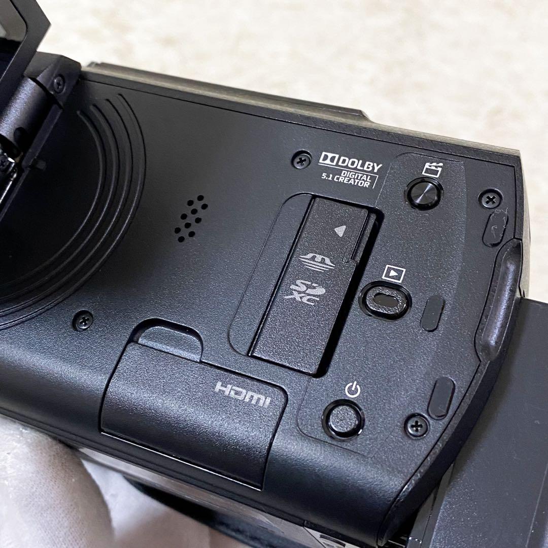 【未使用級】SONY ソニー ハンディカム 4K ビデオカメラ FDR-AX45