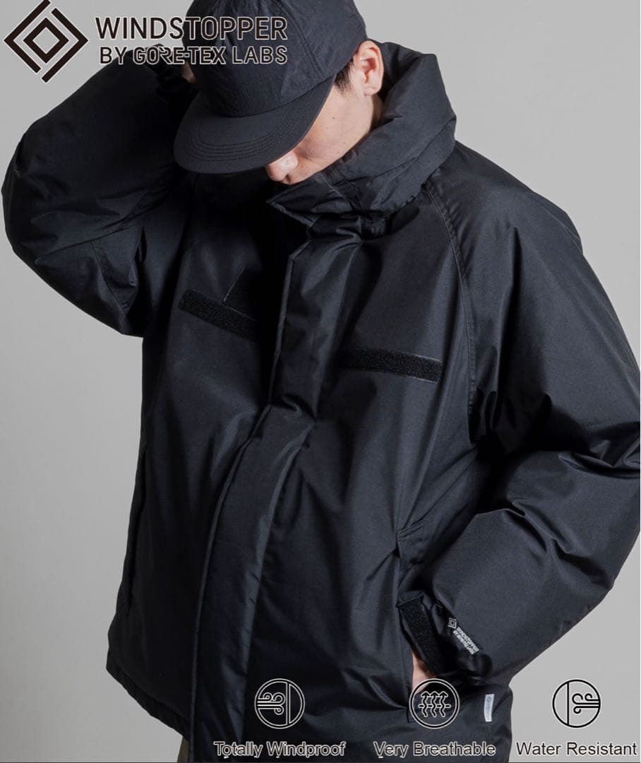 +phenix SP/GORETEX WINDSTOPPER DOWN 黒 S