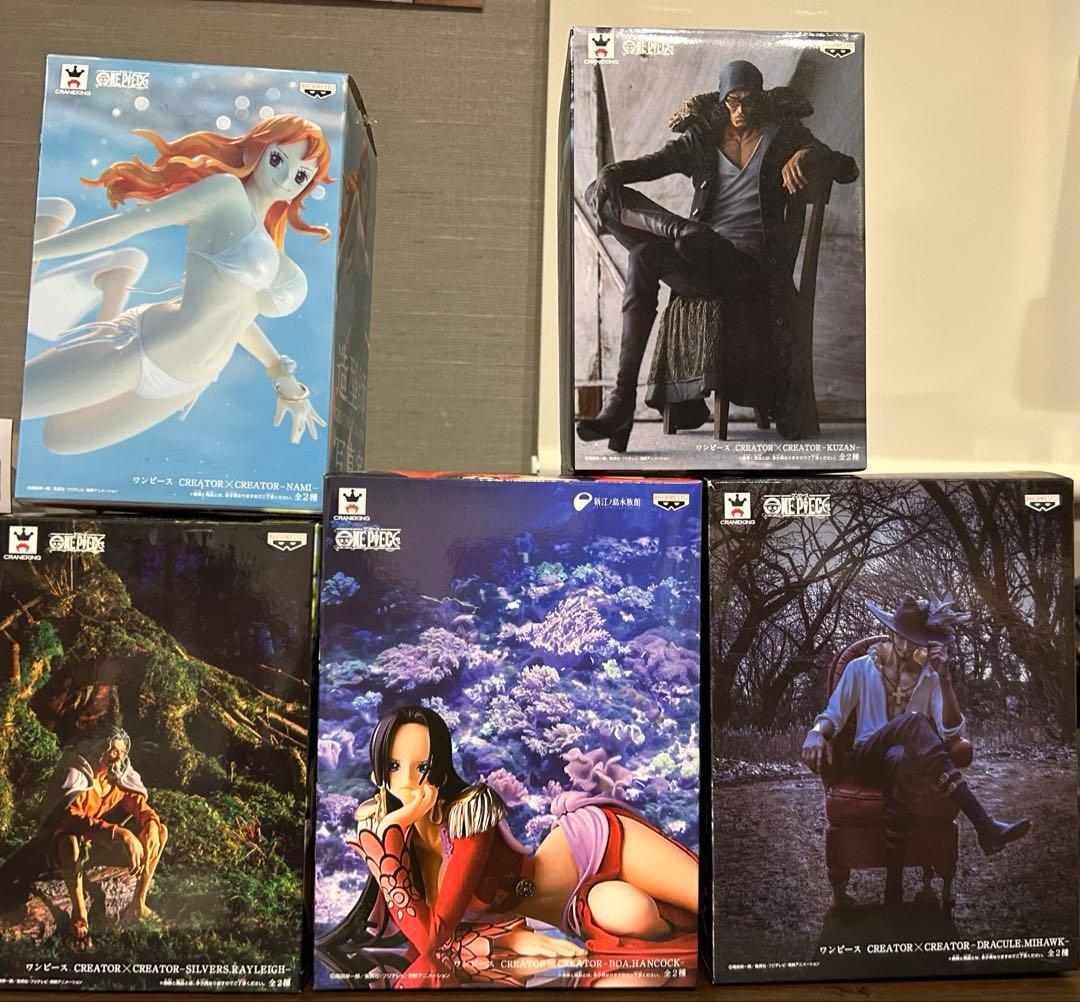 ONE PIECE 写真家 CREATOR フィギュア５体セット箱付き