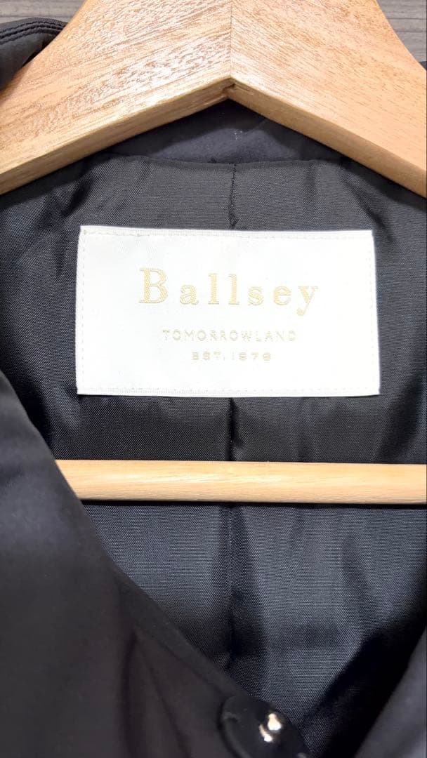 【完売カラー】ballsey パデットツイル ベルテッドポンチョ