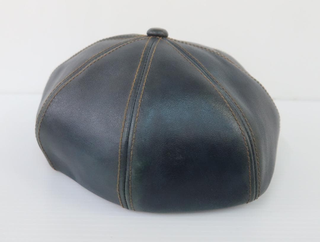 Y'2 LEATHER ワイツーレザー インディゴホースキャスケット【G】.