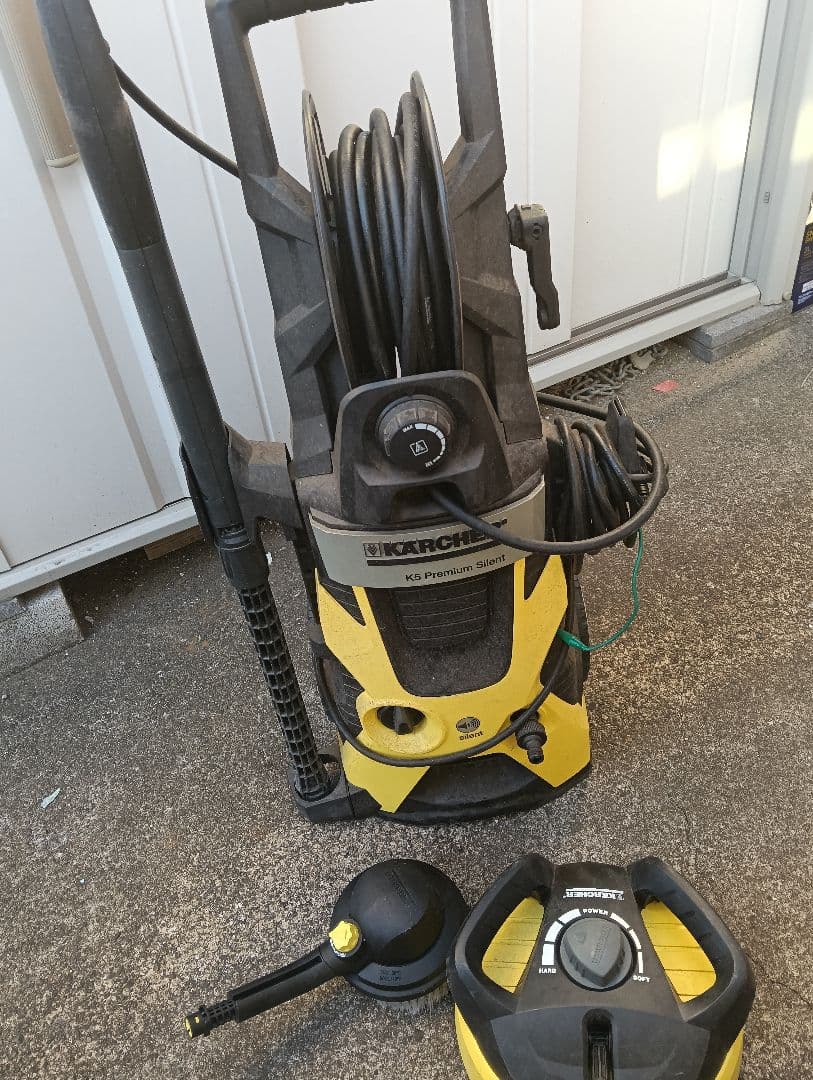 直接引取り限定ケルヒャーK5Premium Silent高圧洗浄機ブラシ50hz