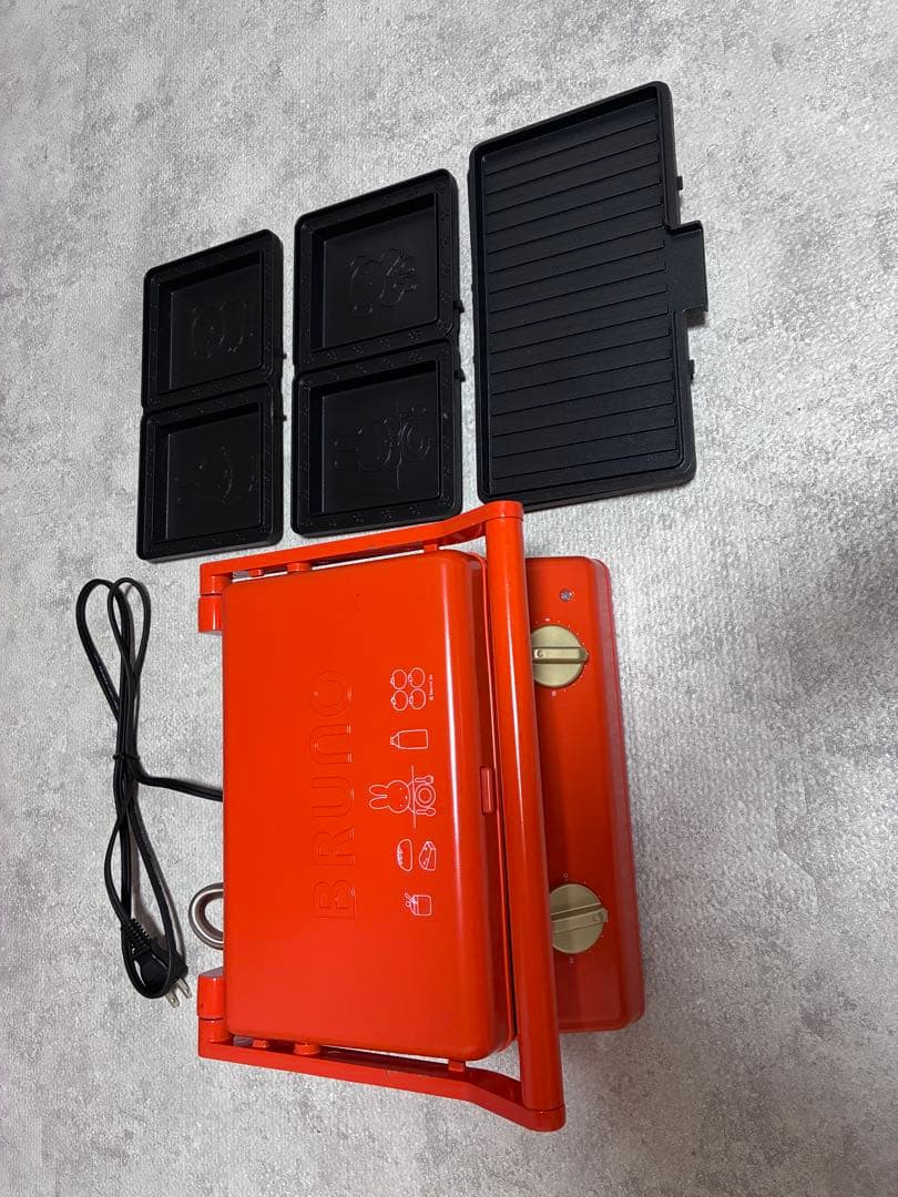 ブルーノ ミッフィー グリルサンドメーカーダブル