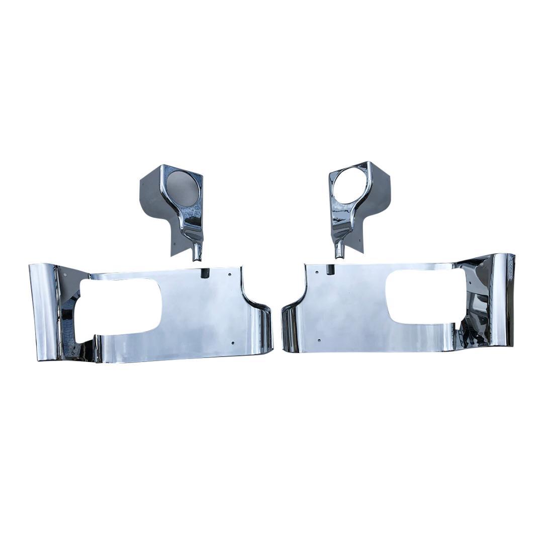 いすゞ ファイブスターギガ メッキ サイド ステップ パネル 2分割 左右セット