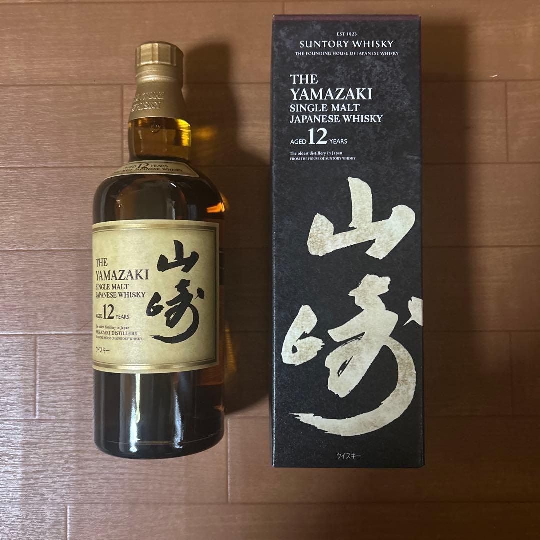 サントリー 山崎12年 700ml シングルモルトウイスキー 化粧箱付き