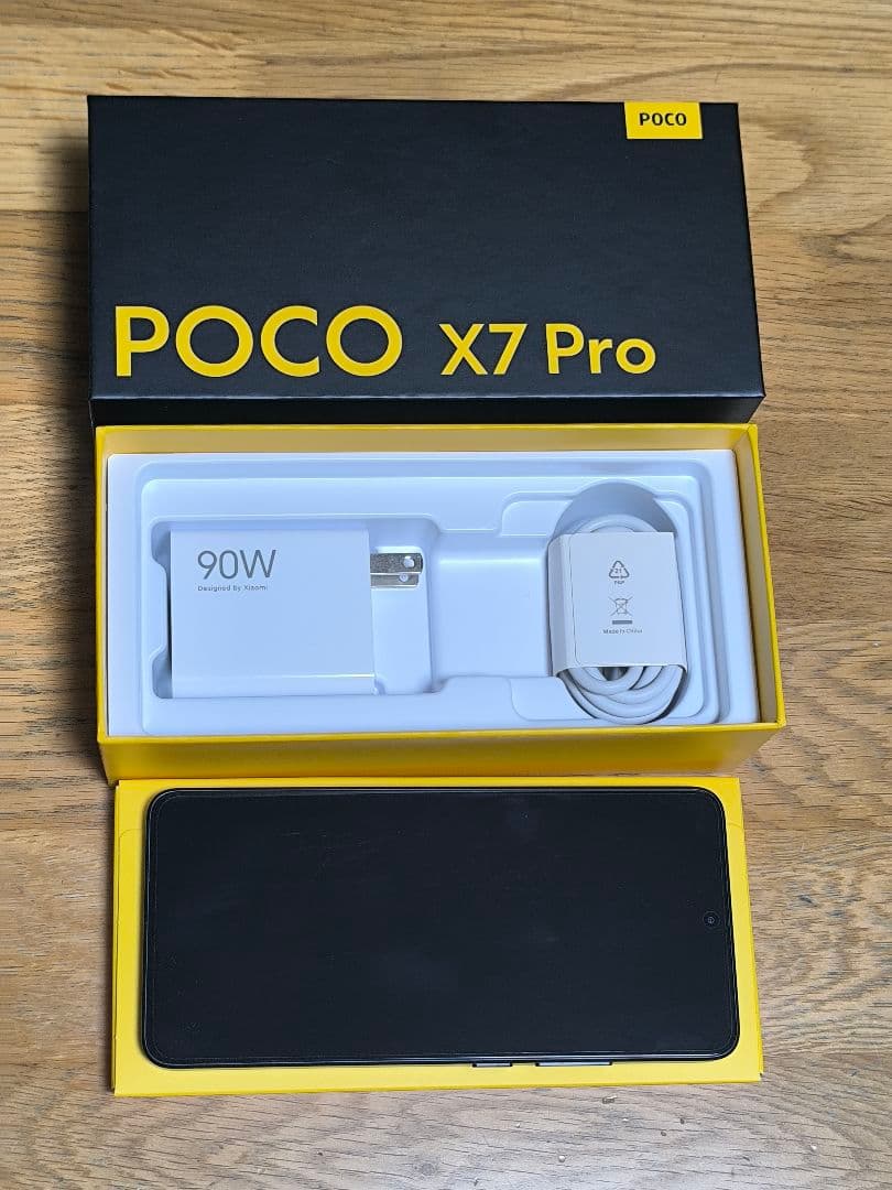 Xiaomi POCO X7 Pro 8GB+256GB ブラック simフリー
