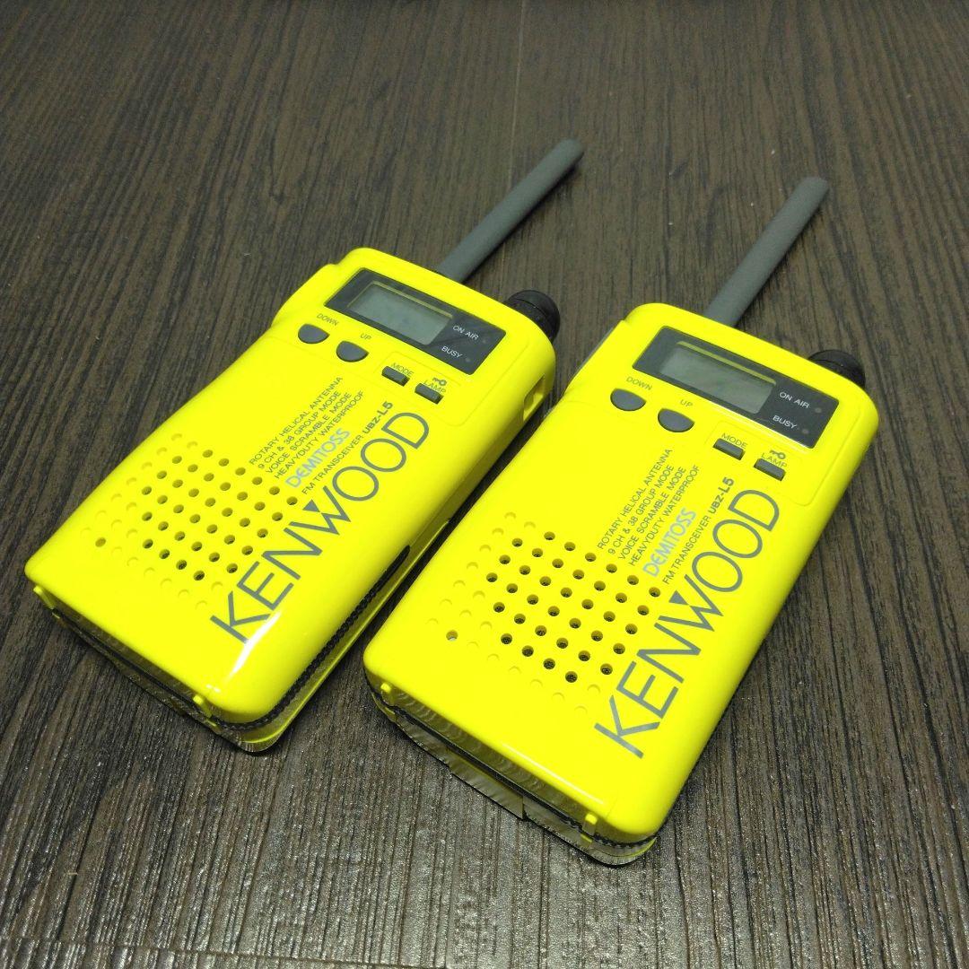 美品フルセット★KENWOOD UBZ-L5 特定小電力トランシーバー